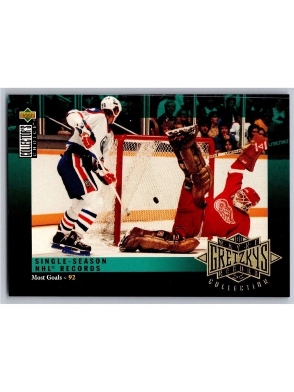 Wayne Gretzky 1995-96 Upper Deck Edmonton Oilers Hockey Card